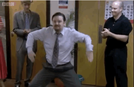 The only acceptable physical activity is dancing for joy when the next episode starts.