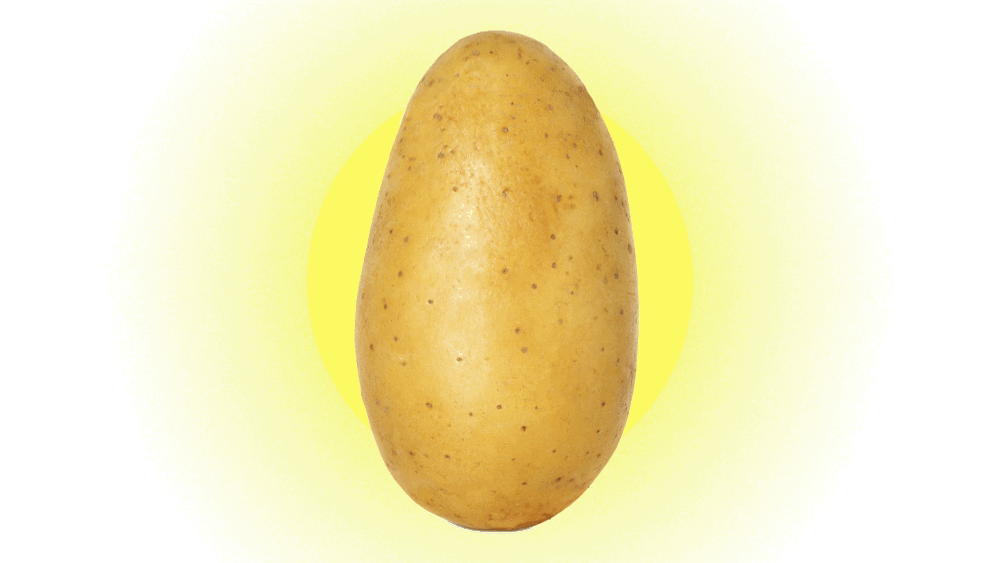 The Spirit Potato embodies the essence of the Day of Ha by just sitting there and doing nothing. It's literally just a potato. On the couch. Be like the potato.