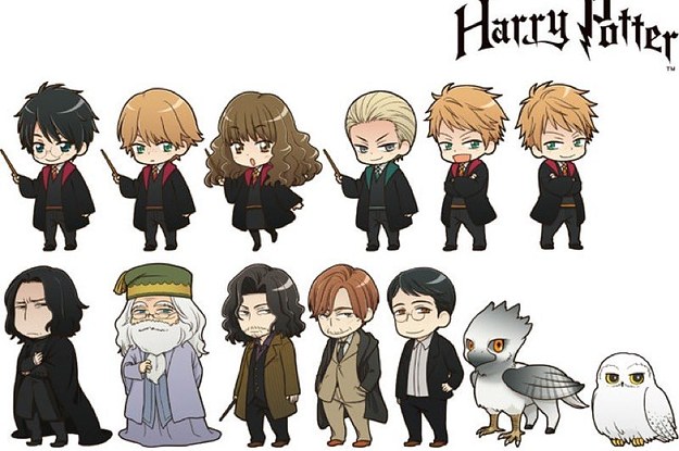 These Official Harry Potter Anime Characters Will Make You