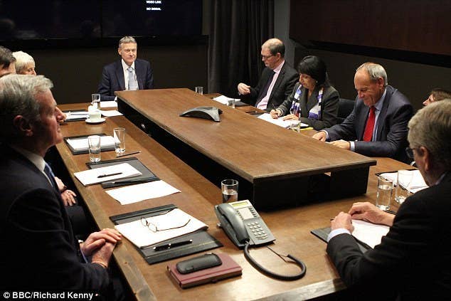 The British government itself had no role in the wargame's development, according to Jessica Culshaw, a publicist with the BBC. "The fictional scenarios in this programme were developed over many months of research and in consultation with a range of experts in diplomacy, security and military strategy from around the world," she wrote in an email to BuzzFeed News.