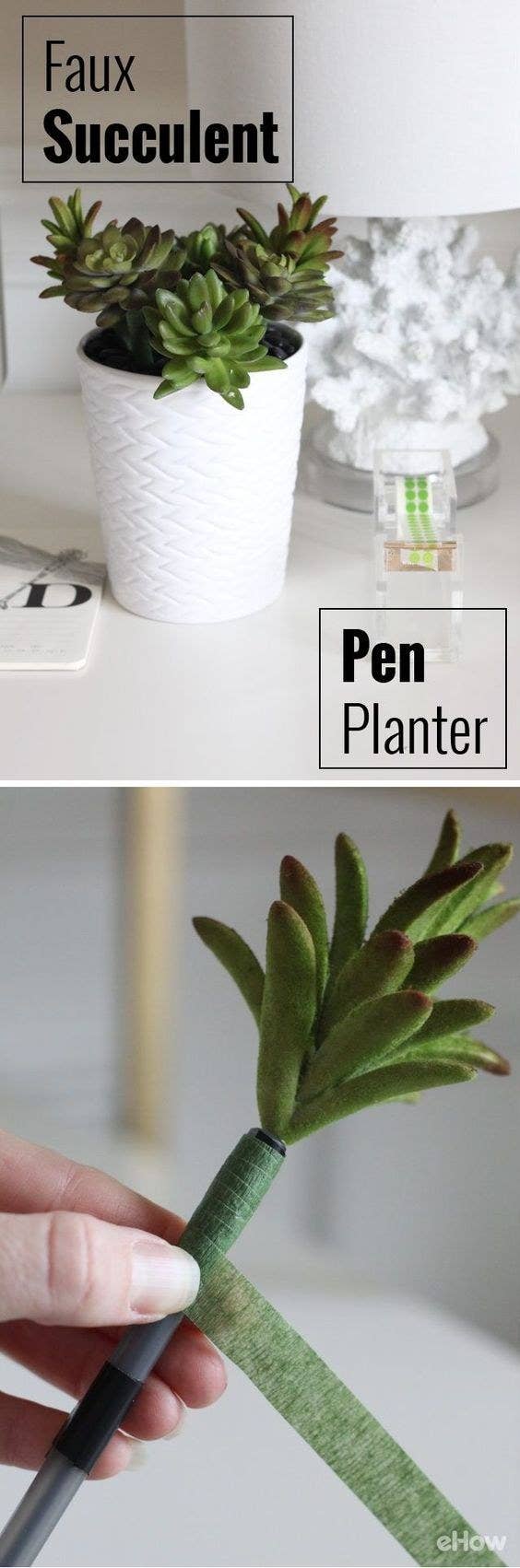 Perfect way to disguise them from pen thieves lurking around your office. See how it's made here.