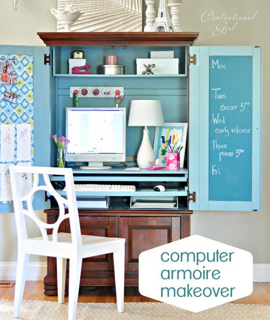 Because sometimes work just needs to just be tucked away. Learn how to make it here.