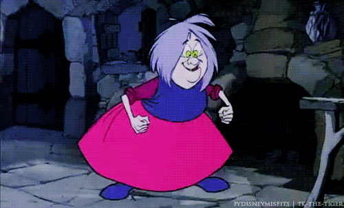Madame Mim from The Sword in the Stone!