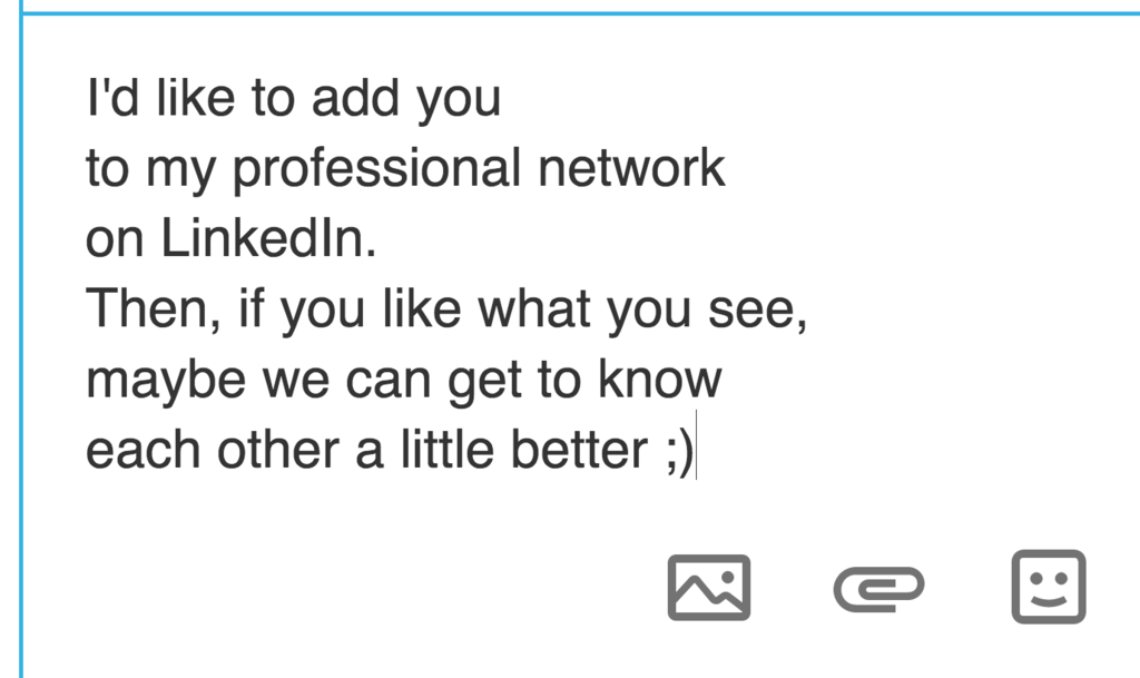 linkedin is not a dating site