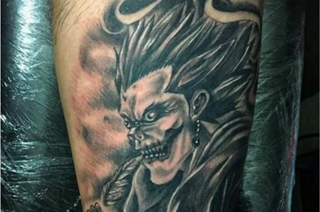 This Death Note Tattoo Is Hauntingly Beautiful