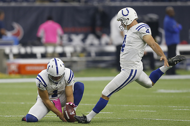 The NFL's Longest-Tenured Kicker Tried To Teach Me How To Kick A Field Goal