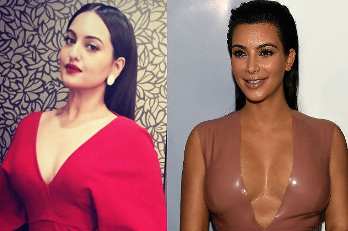 Sonakshi Sinha Boob Sex - Sonakshi Sinha Snapchatted Herself Doodling And Accidentally Drew Kim  Kardashian