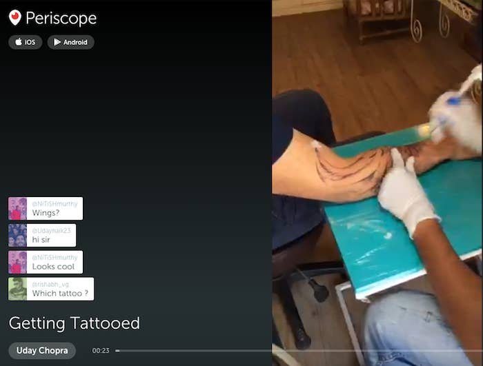 Nargis Fakhri Accidentally Hijacked Uday Chopra S Live Stream Of Himself Getting A Tattoo
