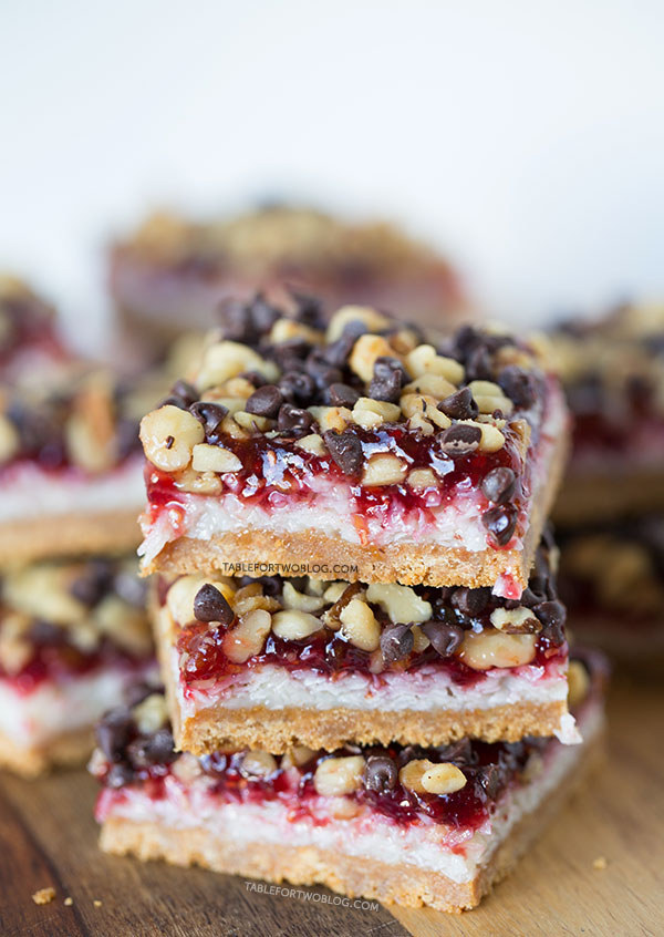 Raspberry Coconut Bars
