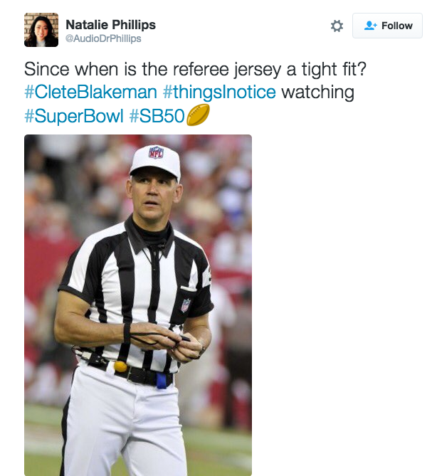 Super Bowl 2016's Hot Ref Was the Real Winner - E! Online