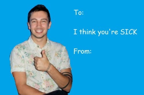 twenty one pilots valentines day cards