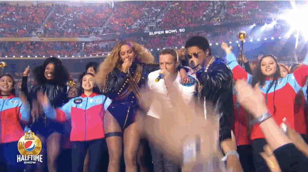 Beyoncé And Bruno Mars Completely Upstaged Coldplay At The Super