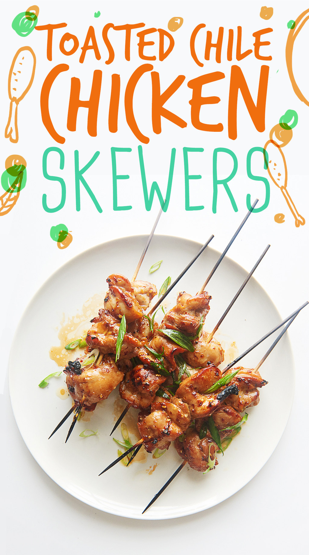 How To Make Toasted Chile Chicken Skewers