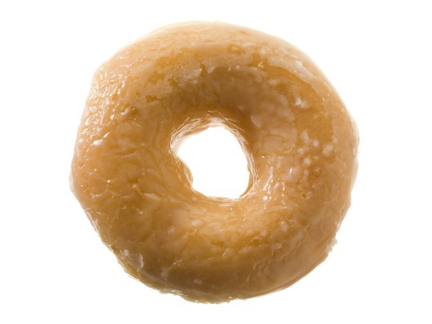 And this is a glazed doughnut: