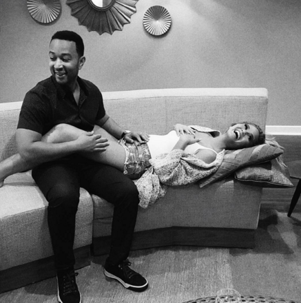 Quand John Legend et Chrissy Teigen ont annoncé de manière adorable qu'ils attendaient un bébé, et que tout ce que vous attendez vous, c'est de manger.