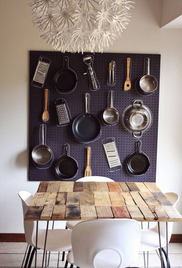 Easy access, easy decorating. We like. Check out the tutorial here.