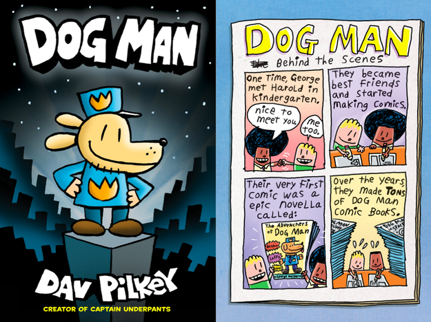 Here's an exclusive first look at Dog Man, which features good ole' George and Harold who are always up to some kind of shenanigans.
