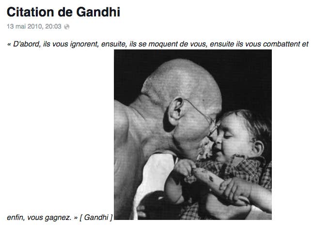 Les Candidats A La Presidentielle Americaine Citent Gandhi Mais Se Trompent