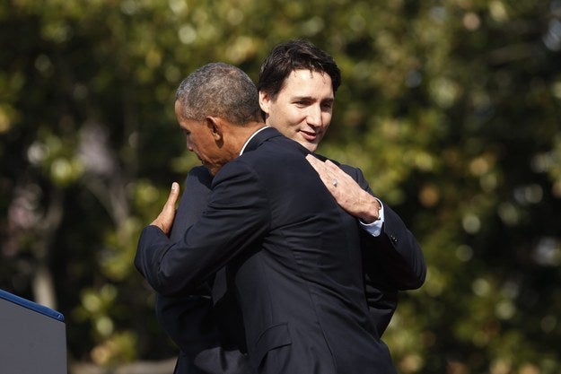Prime Minister Justin Trudeau and President Barack Obama just took part in the official welcome ceremony for Trudeau's Washington visit. We can now declare that the bromance is real, and our countries are in love.