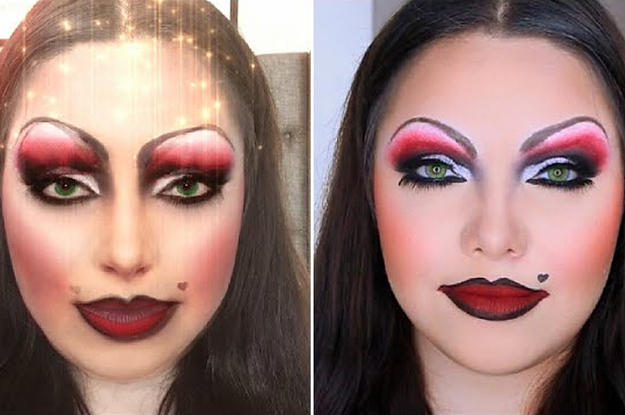 This Woman Re-Created A Snapchat Filter IRL And It's Actually Insane