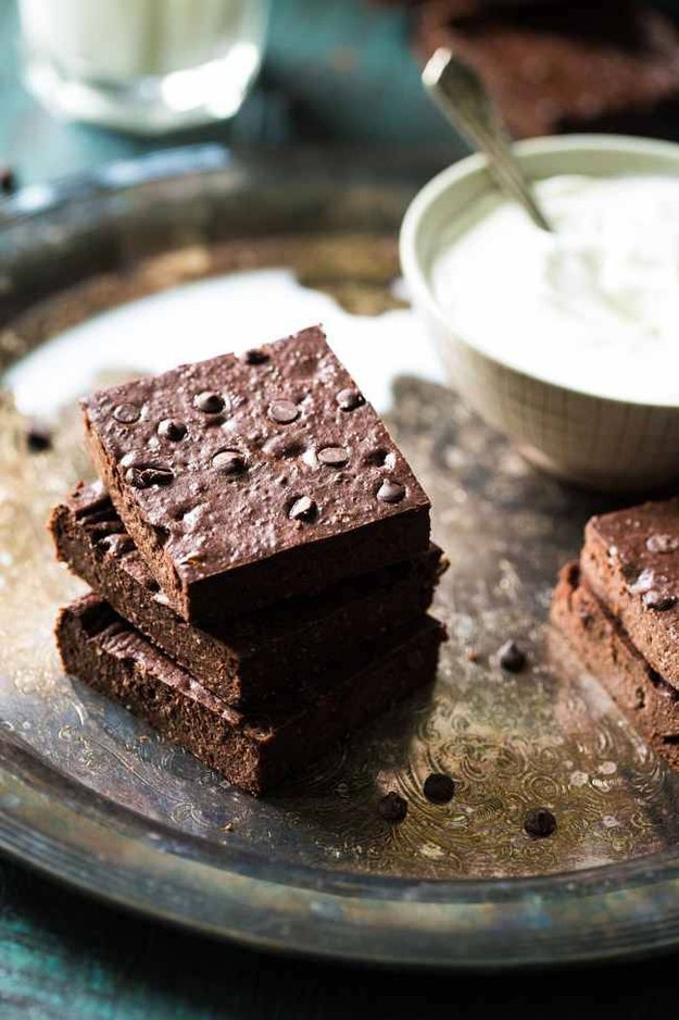 Mint Protein Brownies