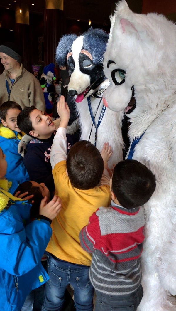 While some online have expressed disgust that Syrian children were playing with furries — who are considered a fetish community by many — Jantz said that sex was a “definite part” of the furry fandom but not required.