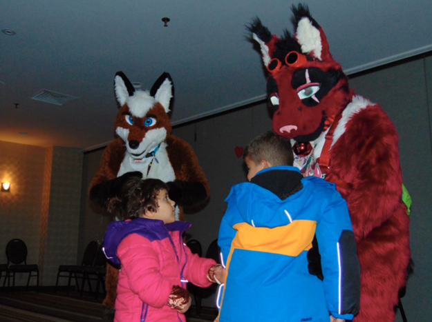 “They saw people in giant animal costumes. To the children they were just cartoons from stuff like Yo Gabba Gabba!, etc., and they wanted to say hi,” Jantz told the Daily News. “I don’t think they had any concept of the furry fandom.”