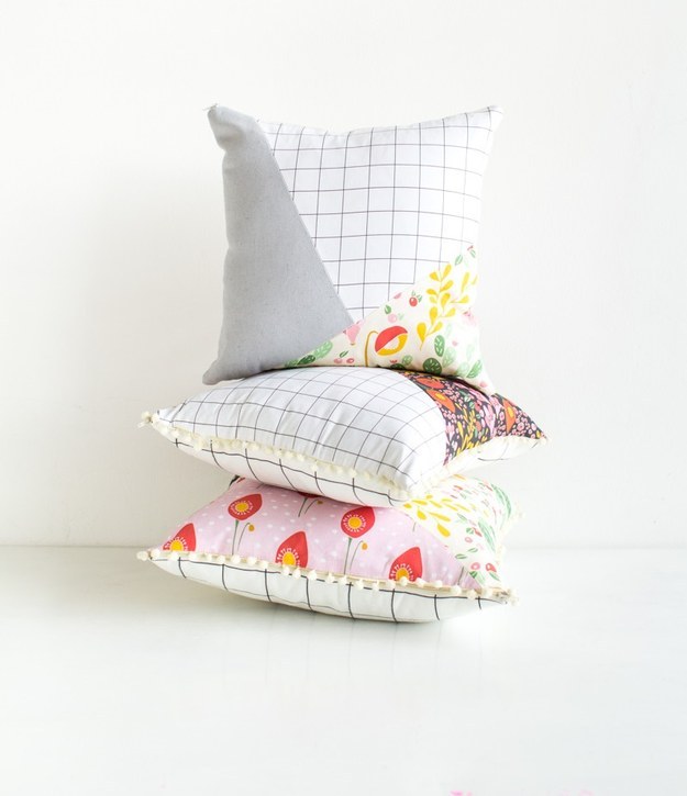And these Patchy Pattern Pillows