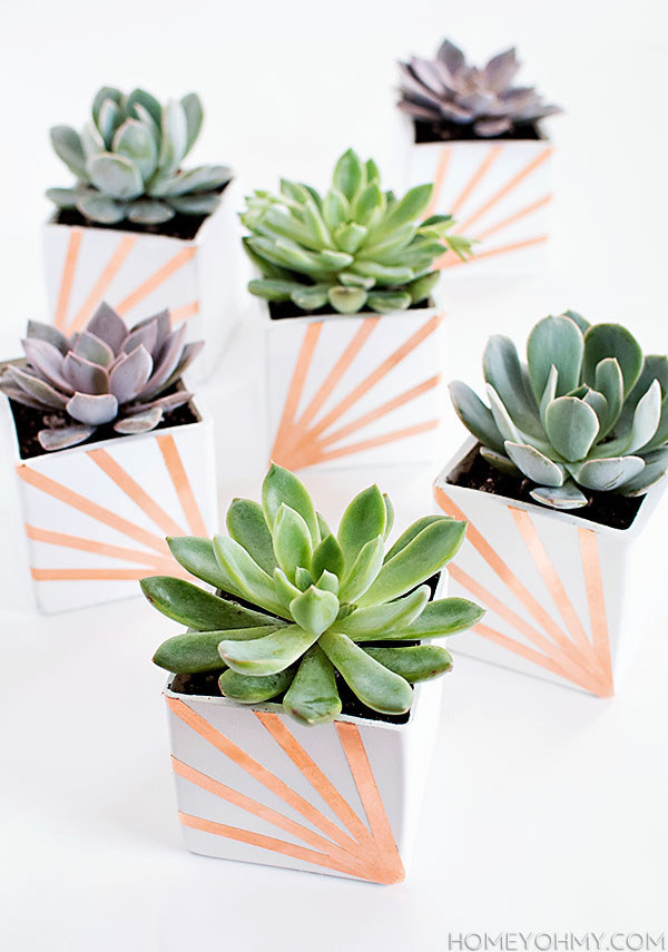 Copper Planters