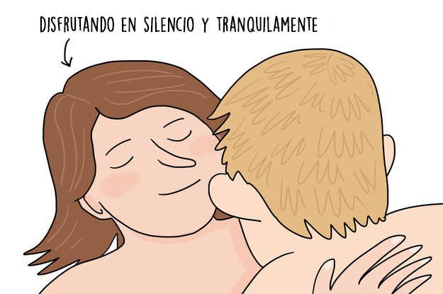 Es muy probable que la mujer no esté todo el rato "oh, oh, oh, oh, oh". Eso no significa automáticamente que esté muerta o dormida.