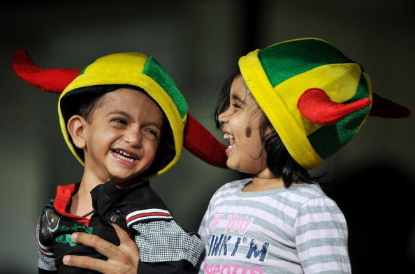 And two toddlers at a Super Kings match prove it's never too early to start rooting for your hometown.