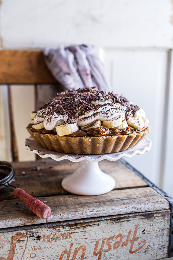 Chocolate Coconut French Silk Banoffee Tart