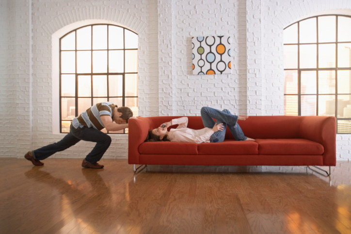 WHAT IT MEANS: "Karen talks too much during the games, so she needs to sit far, far away."