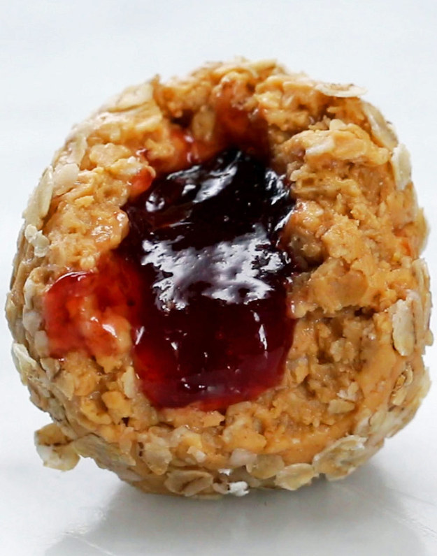 Jam-Stuffed Peanut Butter Balls