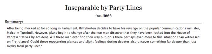 We Read The Political Erotic Fan Fiction That Absolutley No One Asked For