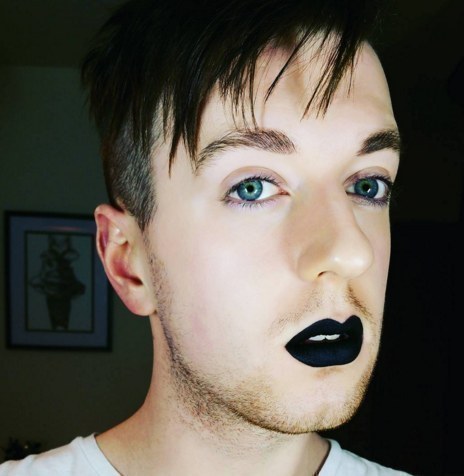 black lipstick male