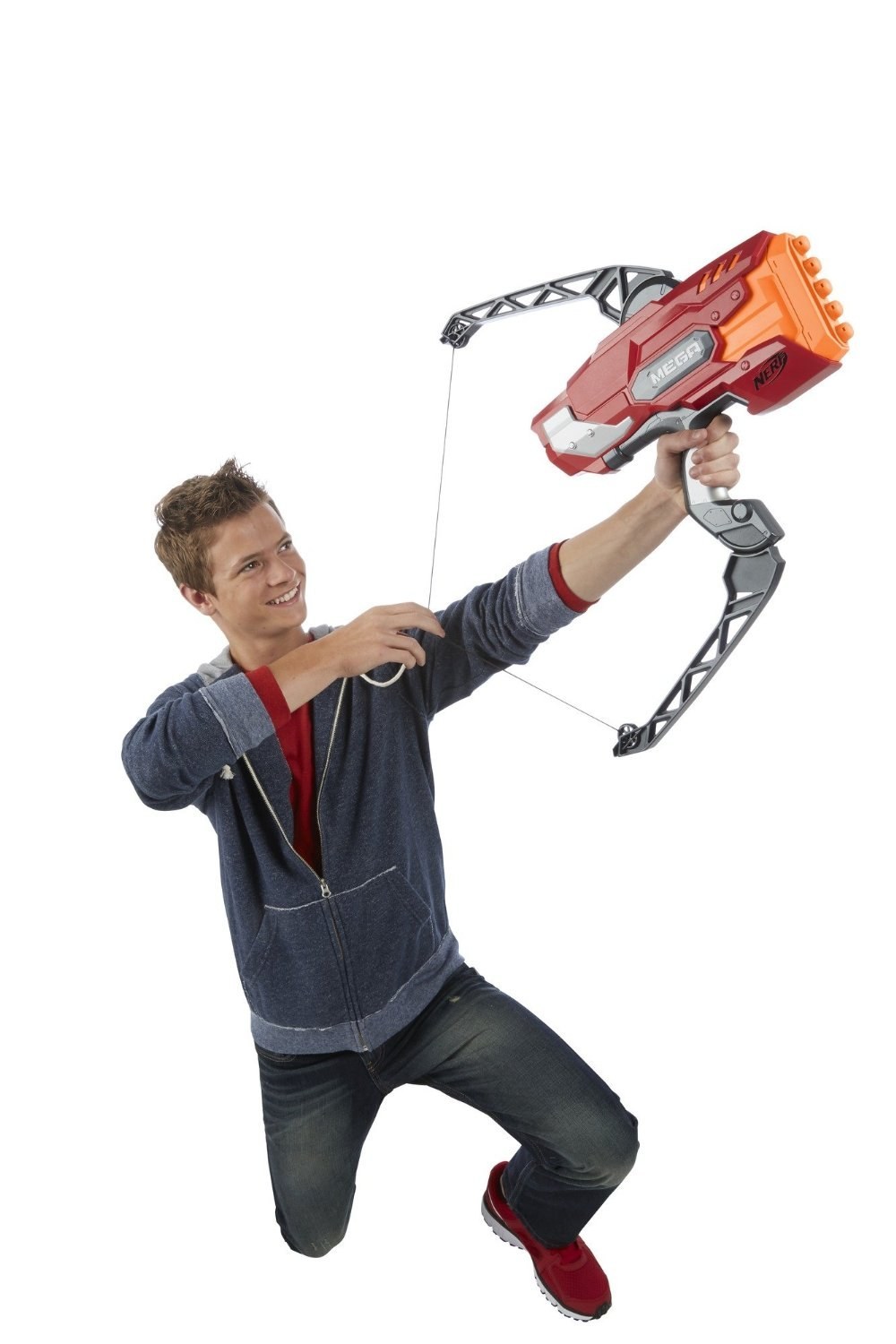 Most promising review: "SOOO much fun to shoot my children with the Nerf MEGA THUNDER BOW BLASTER! It's even great fun to say the name of this toy!" —InfoFishGet it here.