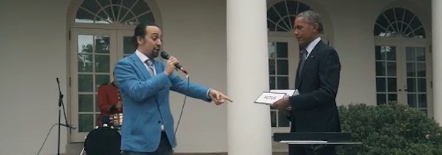 Lin manuel outlet miranda white house