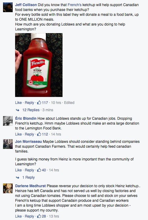 People Got Really Upset When Loblaws Said It Wouldnt Sell Frenchs Ketchup 4010