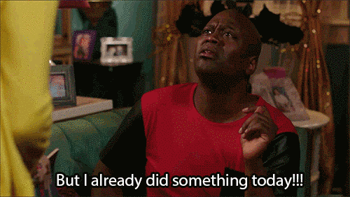 Sometimes there are so many things to do that you'd rather not do anything at all.