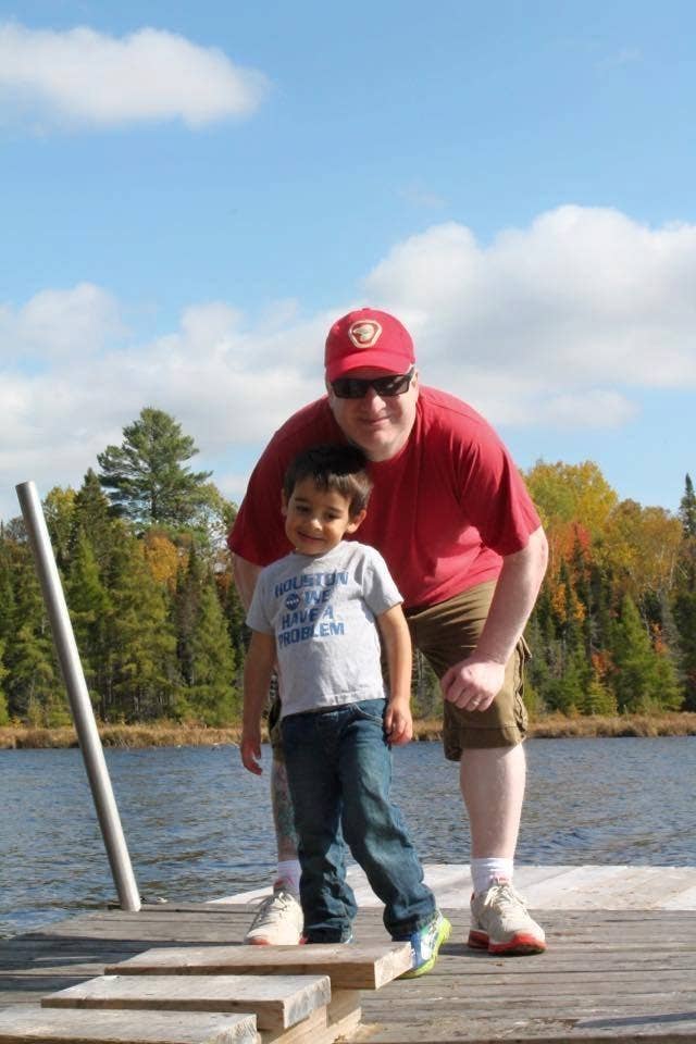 Thompson said, yes, Xaiver was his kid, and the officer asked to speak to him outside.The officer told him they "got a call that something was 'off' and 'the father doesn’t look like the son.'" That's when Thompson realized what was going on.Thompson, who is part Jamaican, has albinism, as does his Indian wife. Their son does not have albinism and has darker skin than his parents.The officers were both apologetic, said Thompson, saying they had to investigate because of the call but knew nothing was amiss. They ended up driving father and son home — even turning on the siren for Xavier — and commiserating over how anyone in 2016, in a city like Toronto, could call in such a complaint.