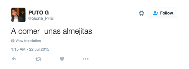 Utilizar el diminutivo para encontrarle un doble sentido sexual a ABSOLUTAMENTE TODO.