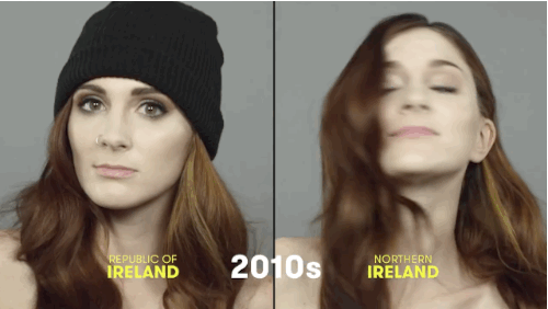 100 Years Of Irish Beauty Shows The Divide Between Northern And Southern Ireland