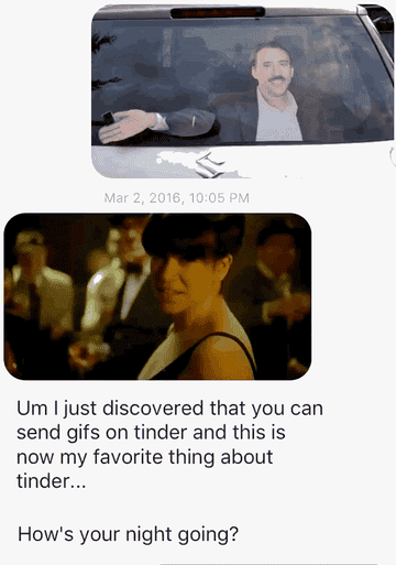 Here Are The Gifs With Highest Response Rates On Tinder