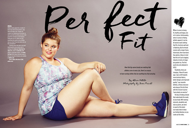 A Running Magazine Put A Plus-Size Model On Its Cover And People Are Into It