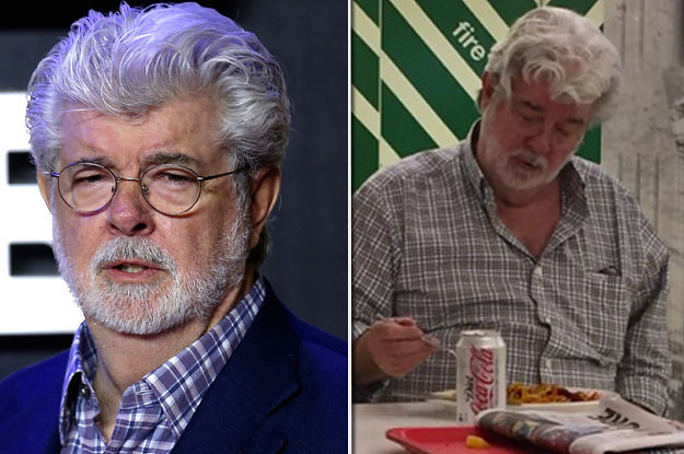 George Lucas Eating Alone In A Food Court Is The Most Relatable Thing Ever