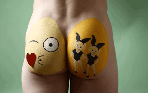 We Painted Guys’ Butts Like Easter Eggs And This Is What Happened