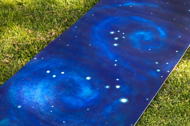 This Diy Galaxy Yoga Mat Is Insanely Cute