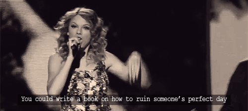 The perfect combination of feels and fight song. Taylor we salute you.