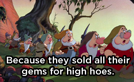 Why did the Seven Dwarfs go to jail?